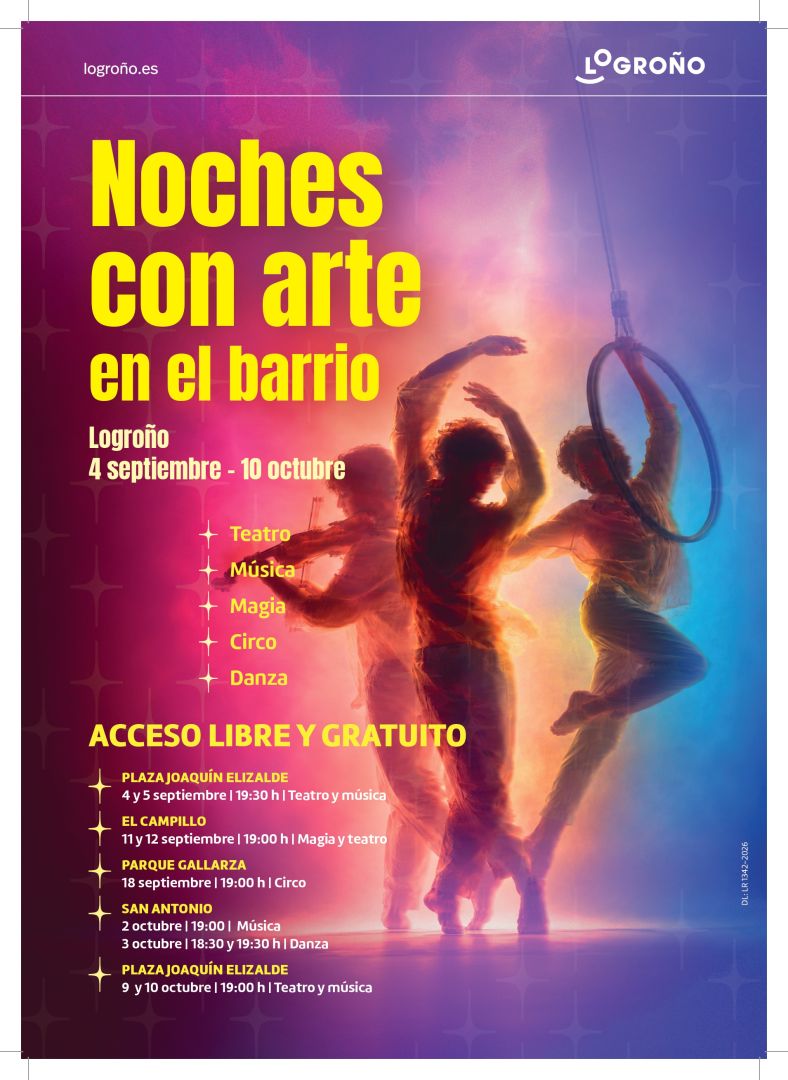 La segunda edición de ‘Noches con arte en el barrio’ concluye este fin de semana con teatro y música en la plaza Joaquín Elizalde
