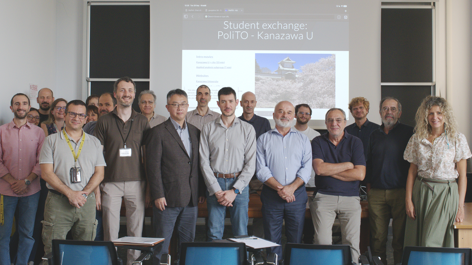 Politecnico e Kanazawa University: nuove prospettive di collaborazione