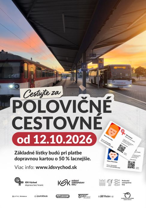 Zľavnené cestovné aj v regionálnych autobusoch