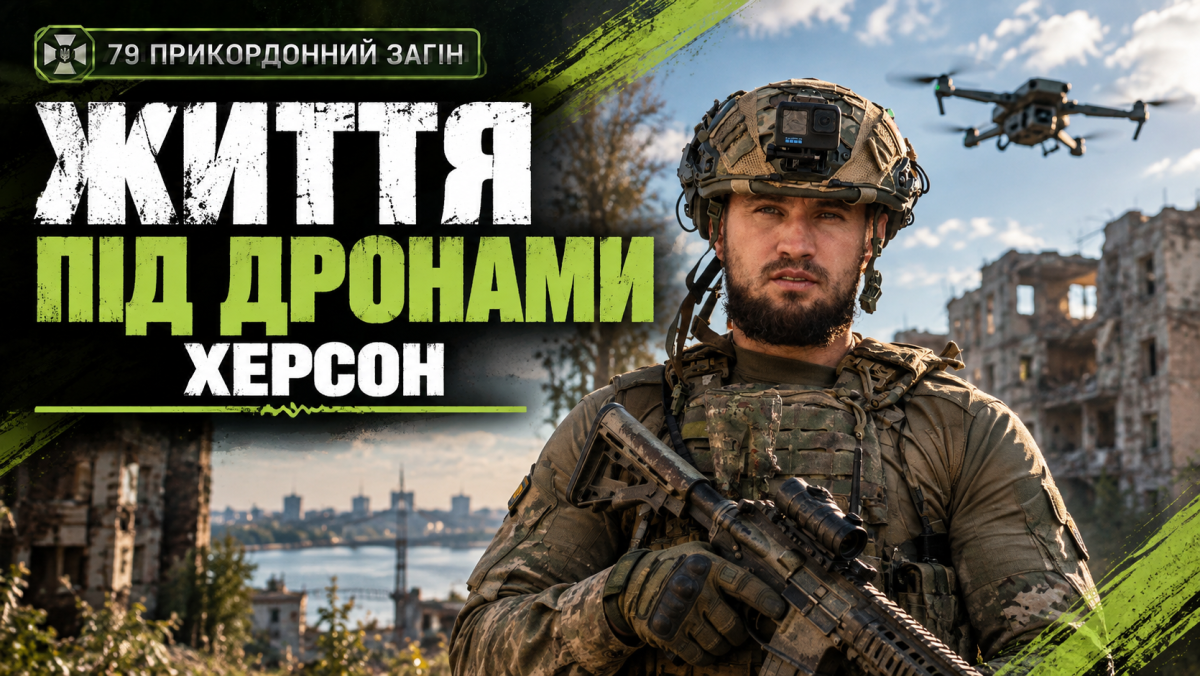 (ВІДЕО) Прикордонник «Рідік» про службу в Херсоні, боротьбу з ворожими дронами та допомогу цивільним
