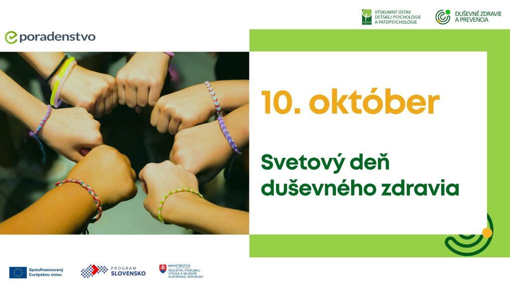 Svetový deň duševného zdravia: Podporujme duševné zdravie detí každý deň