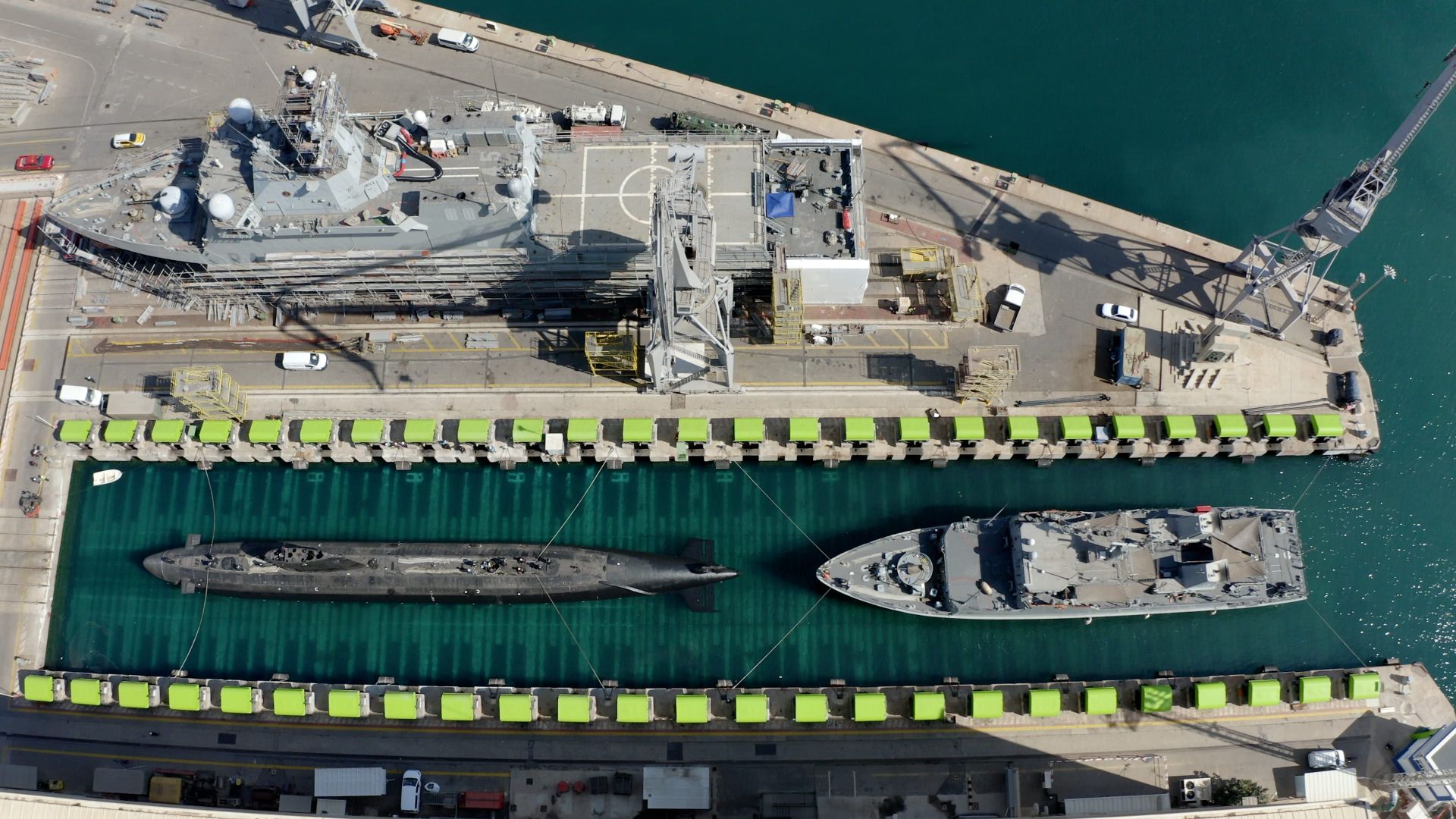 El Syncrolift de Navantia Reparaciones Cartagena cumple 50 años de servicio con más de mil varadas realizadas