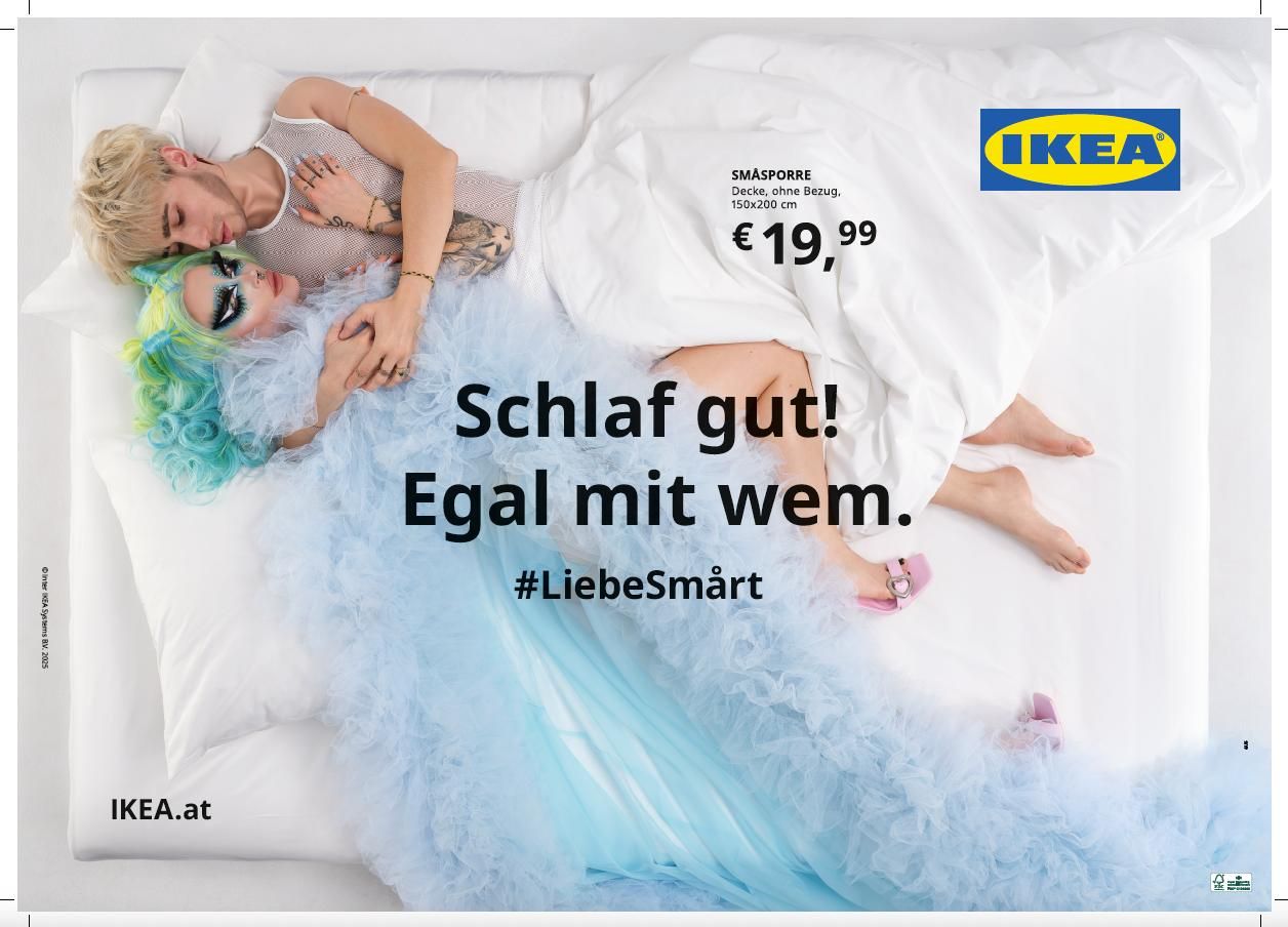 Schlaf gut! Egal mit wem.