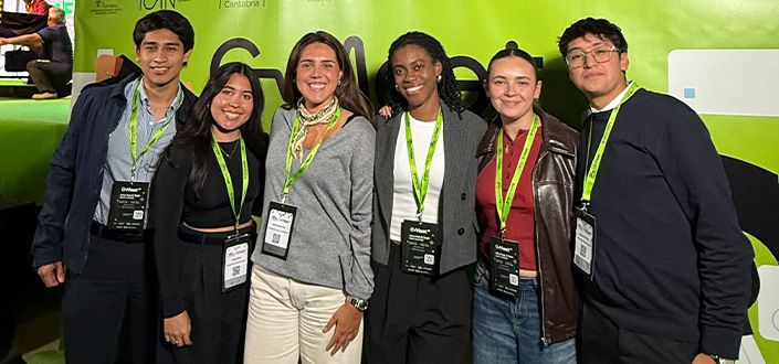 Alumnos del grado en Administración y Dirección de Empresas de UNEATLANTICO asisten al C-meet en Escenario Santander