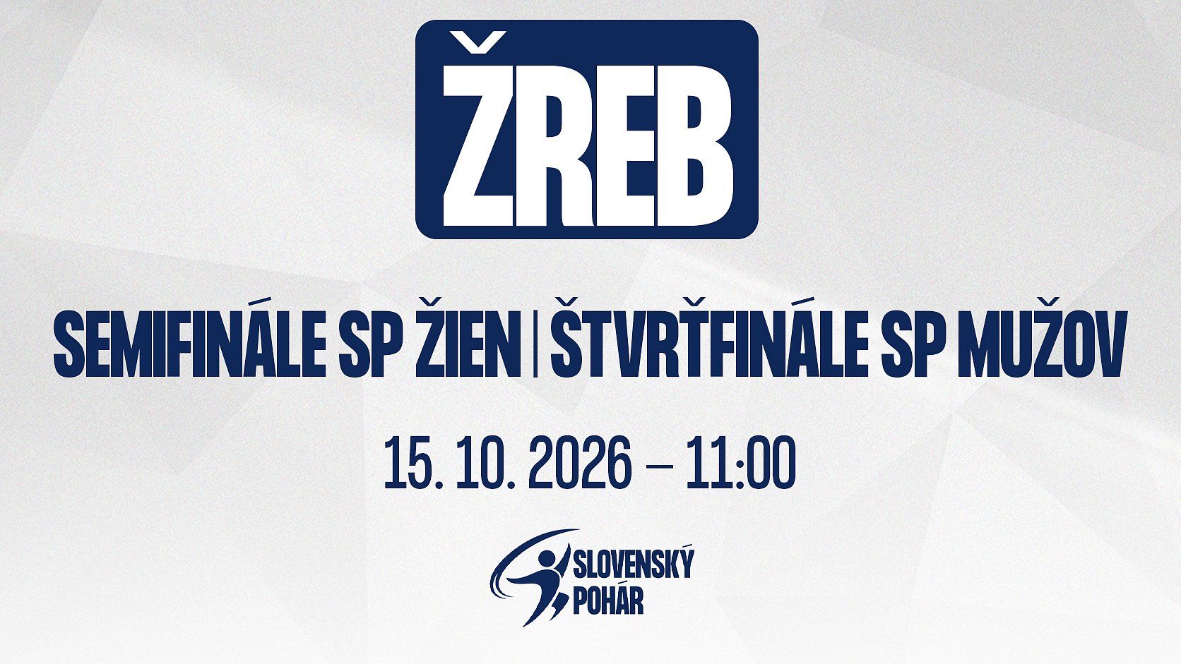 SLOVENSKÝ POHÁR: VO ŠTVRTOK SPOZNÁME SEMIFINÁLOVÉ DVOJICE ŽIEN A ŠTVRŤFINÁLOVÉ DVOJICE MUŽOV