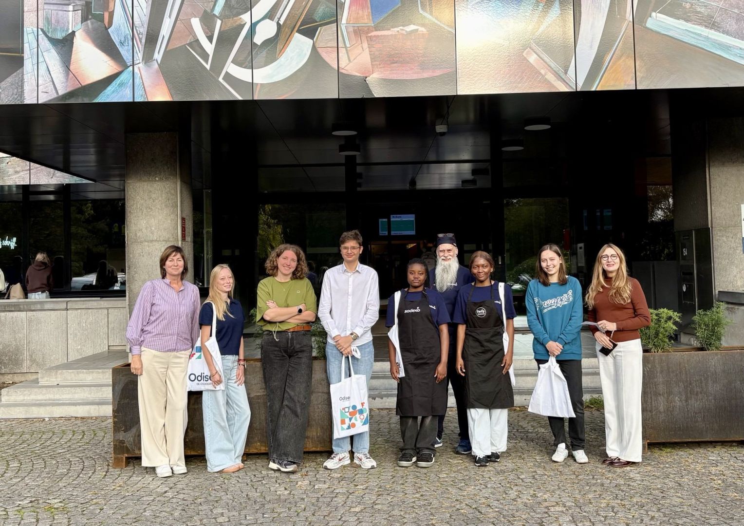 Odisee-hogeschool in Aalst verwelkomt vijf nieuwe medewerkers voor één dag tijdens YOUCA Action Day