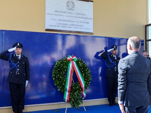 Velletri: il carcere intitolato all’agente Antonio Carotenuto