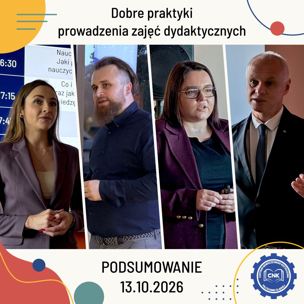 III edycja szkolenia „Dobre praktyki prowadzenia zajęć dydaktycznych” – 13 października 2026 r.