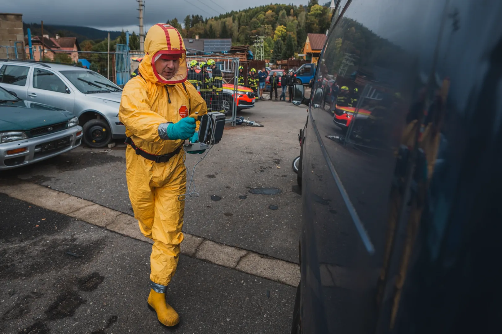 Zásah na radiační událost řešil jako svůj poslední výjezd velitel stanice z Tanvaldu