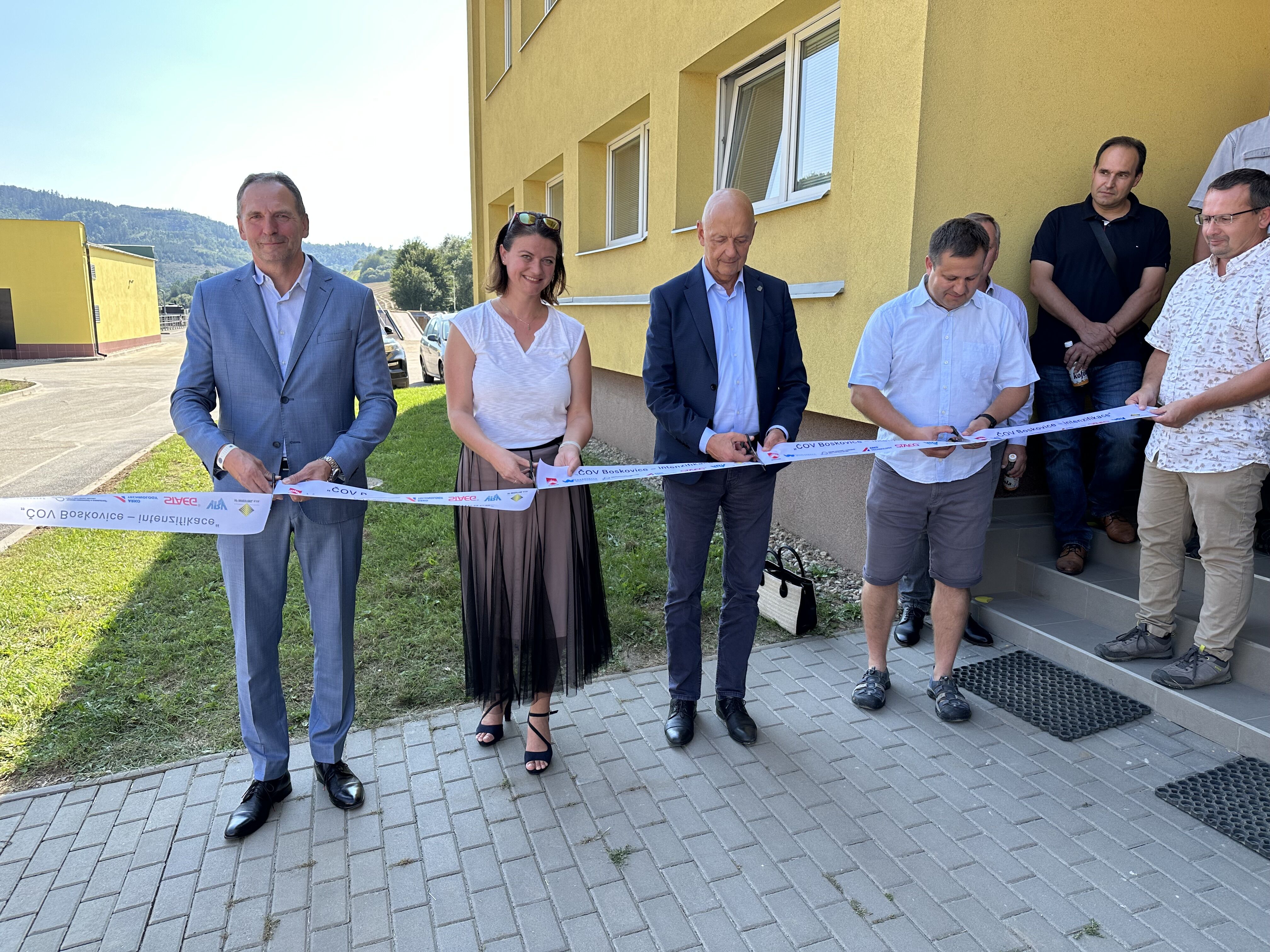 Rekonstrukce čistírny odpadních vod v Boskovicích byla dokončena
