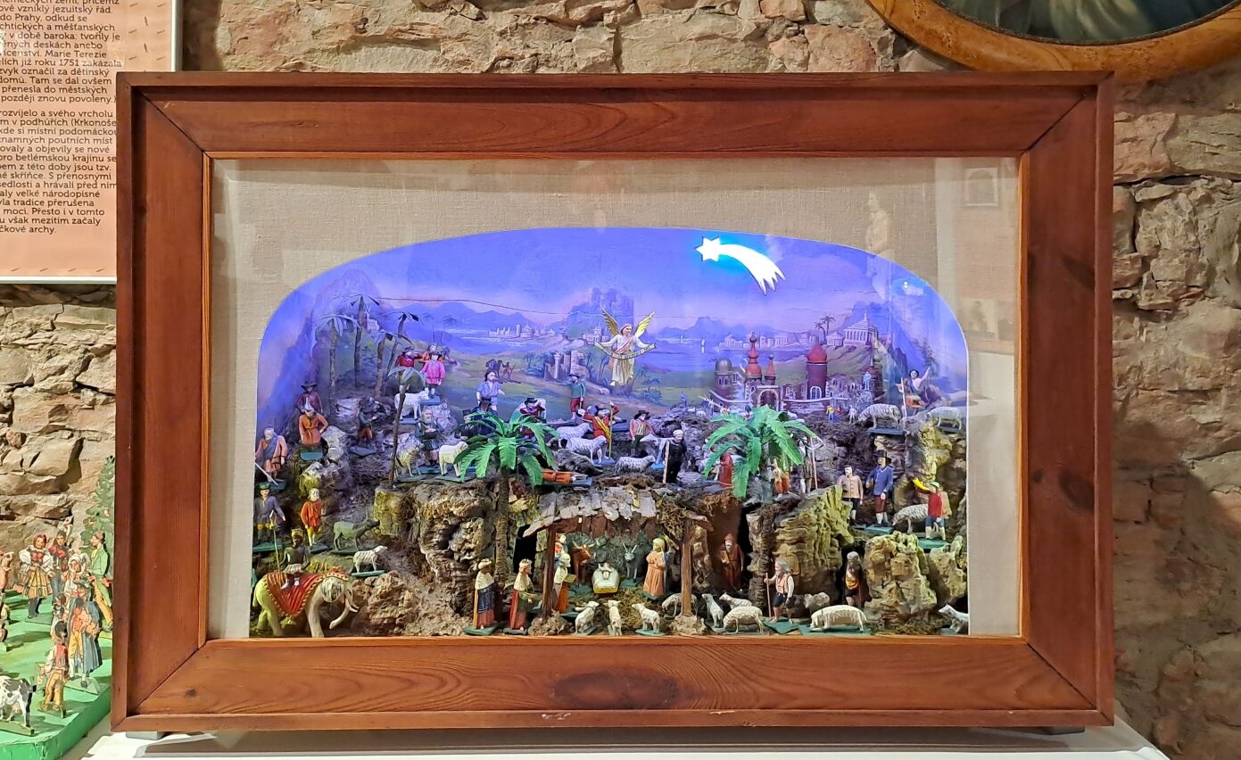 Muzeum představuje nový mělnický betlém k 750 letům města