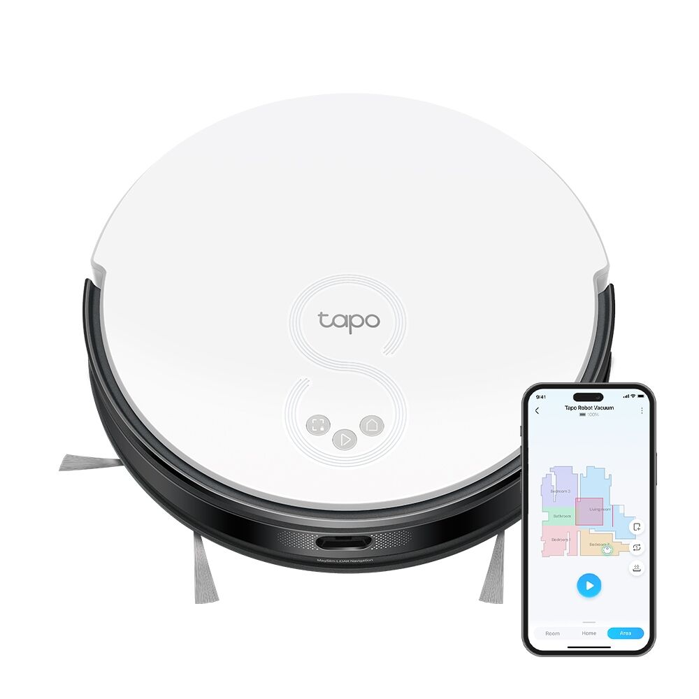 TP-Link Tapo RV20 Mop: Chytrý robotický vysavač s funkcí vytírání zvládne uklidit jakýkoliv povrch i odolné nečistoty