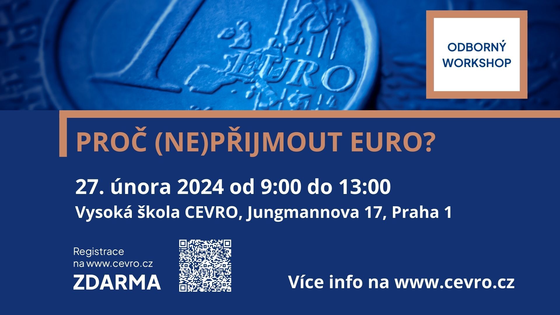 Odborný workshop „Proč (ne)přijmout euro?“