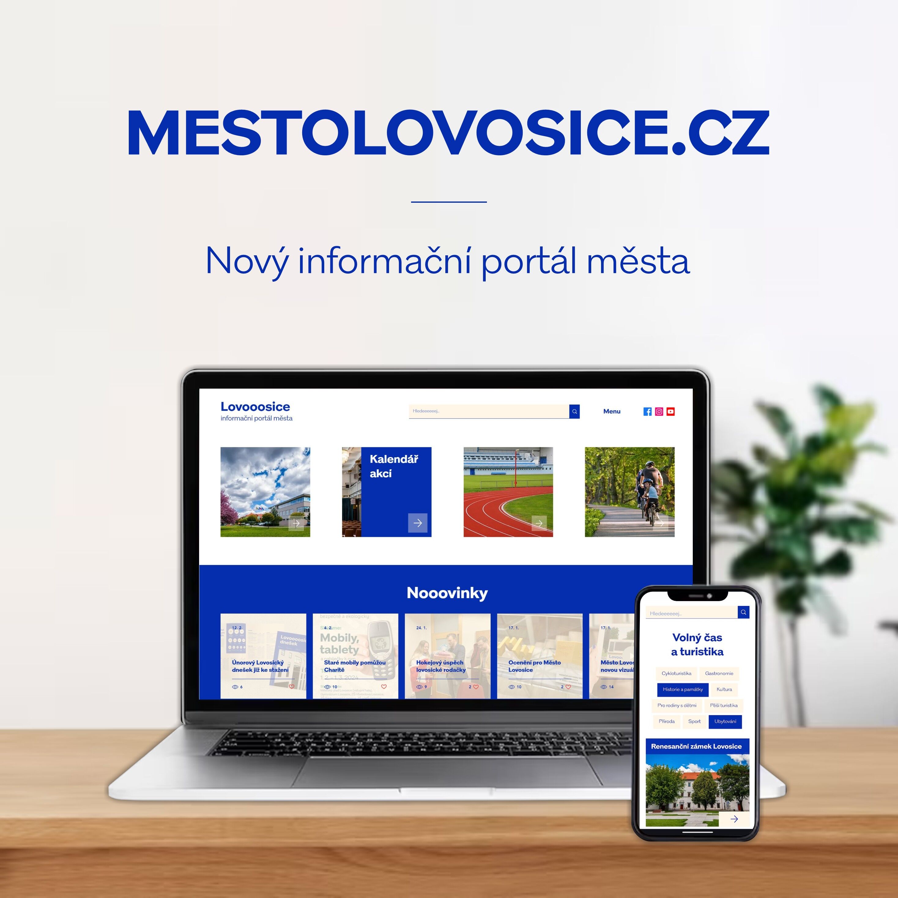 Lovosice spouští nový informační web. Poslouží občanům, turistům či sportovcům
