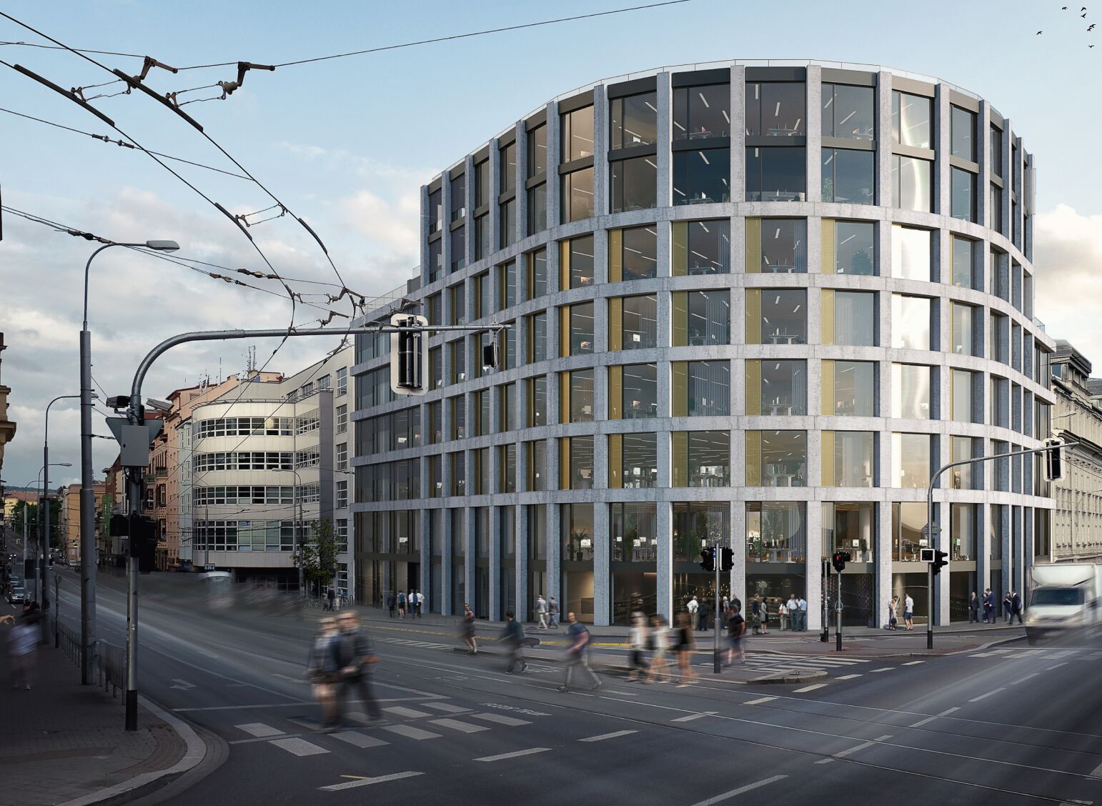 Trikaya prodala projekt plánované administrativní budovy Landmark v centru Brna. Novým majitelem se stala společnost SUDOP Real