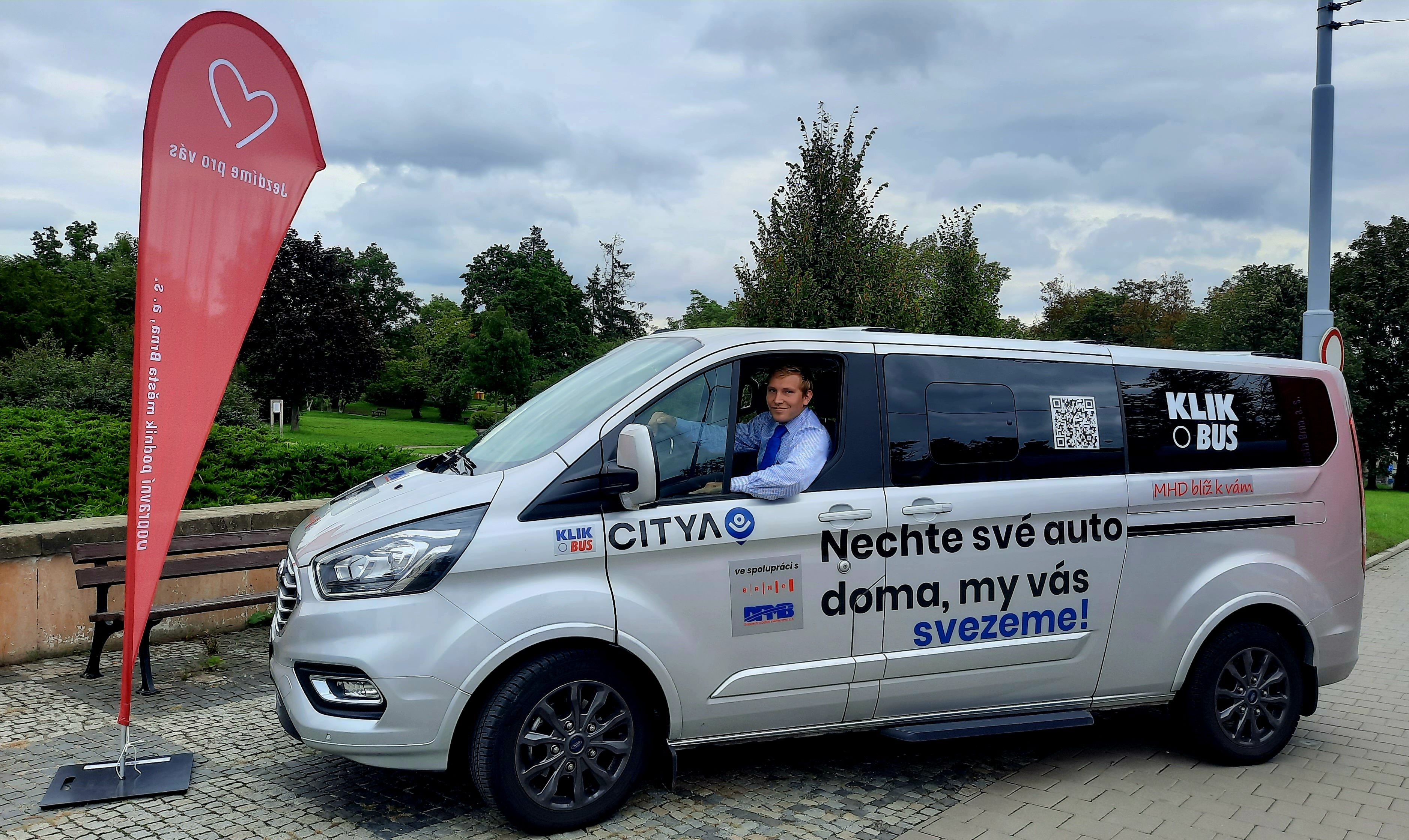 V Brně funguje autobus na zavolání. KLIKbus sveze zdarma  cestující po Masarykově čtvrti