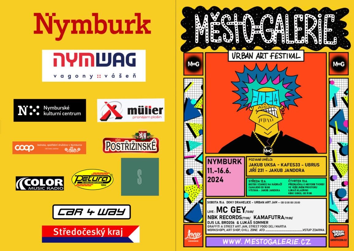 Streetartoví umělci míří již popáté do Nymburka