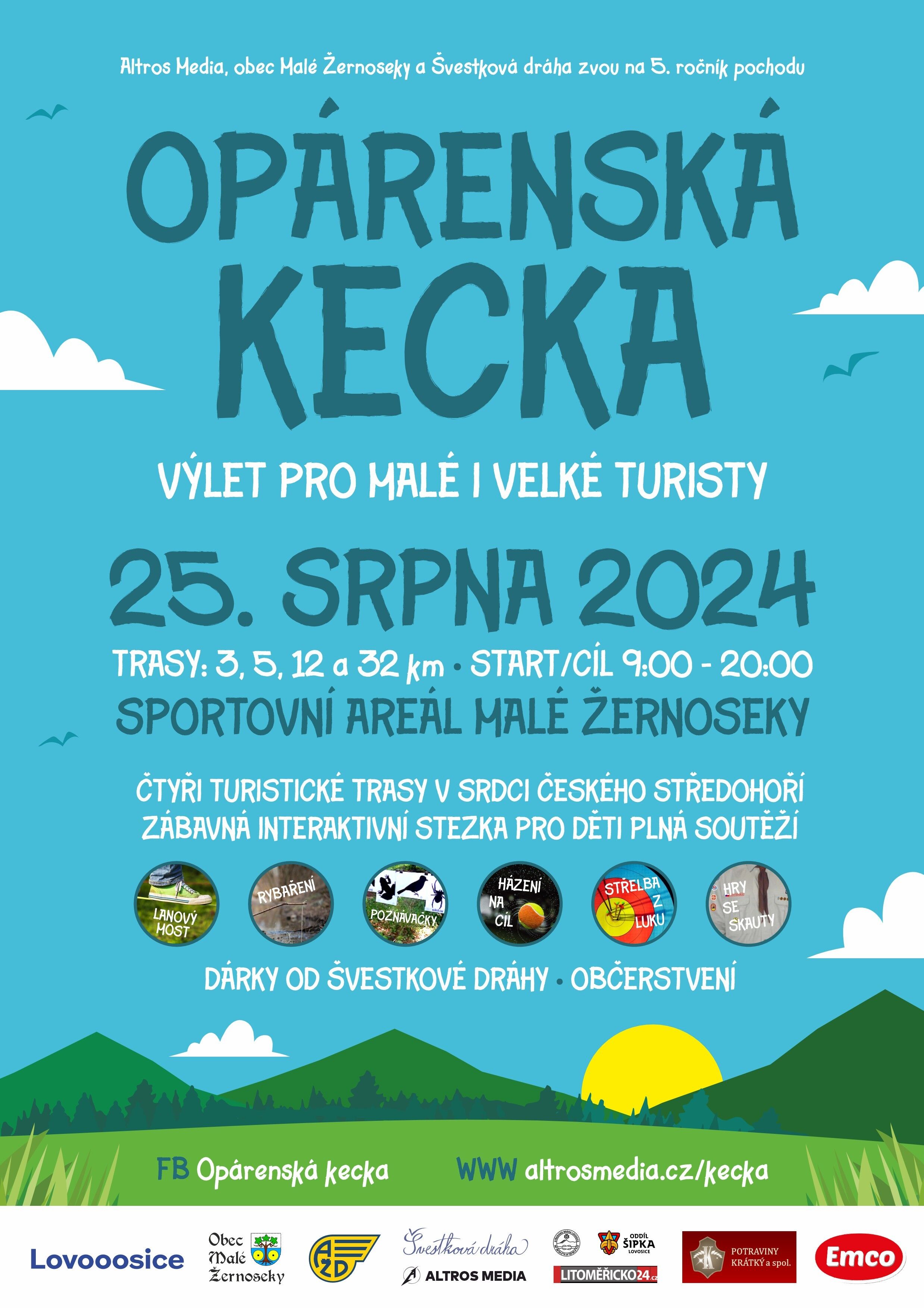 Opárenská kecka zve rodiče s dětmi již popáté do přírody