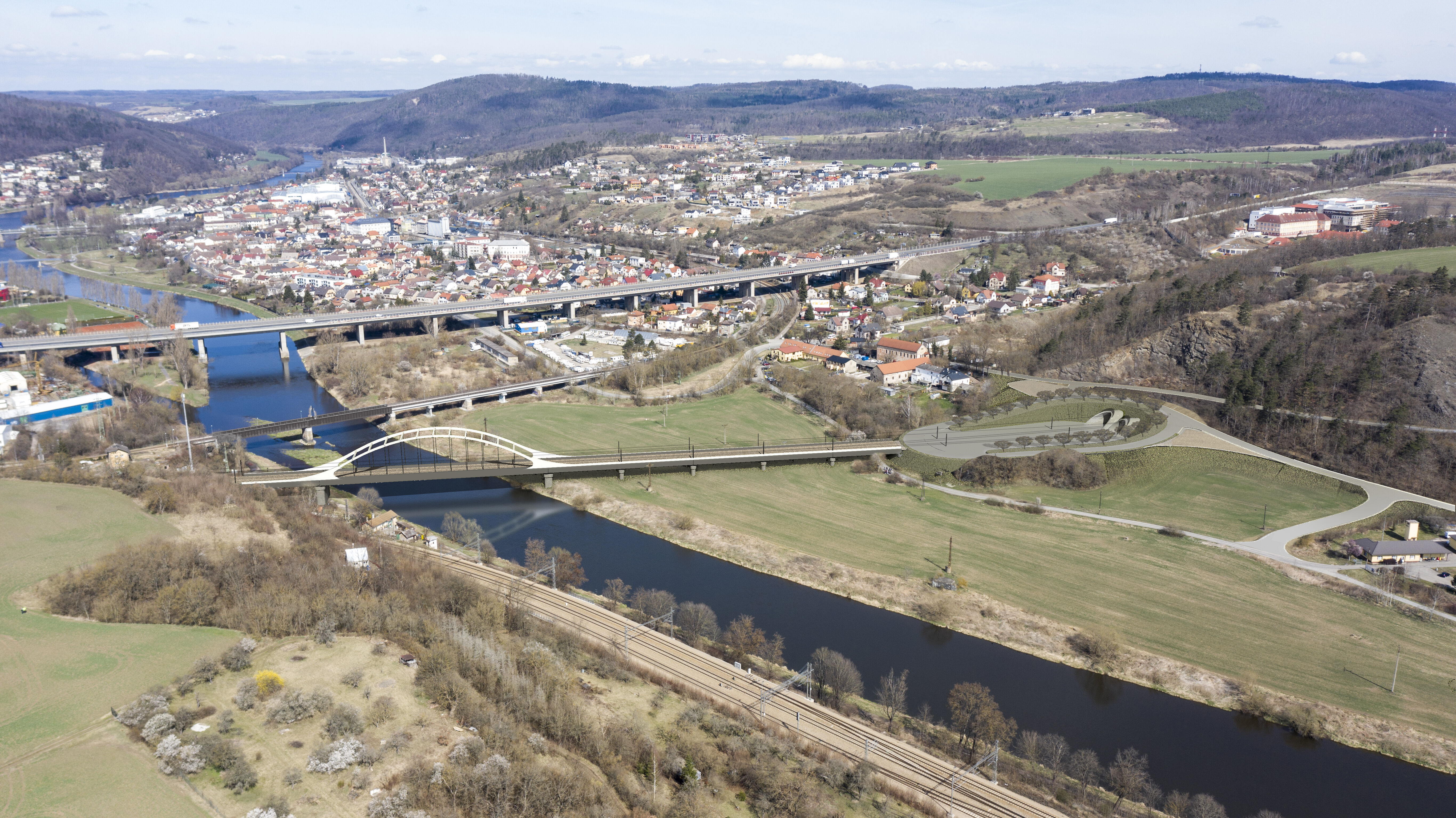 Geotechnický průzkum pro Berounský tunel pokračuje, projekt získal kladné stanovisko
