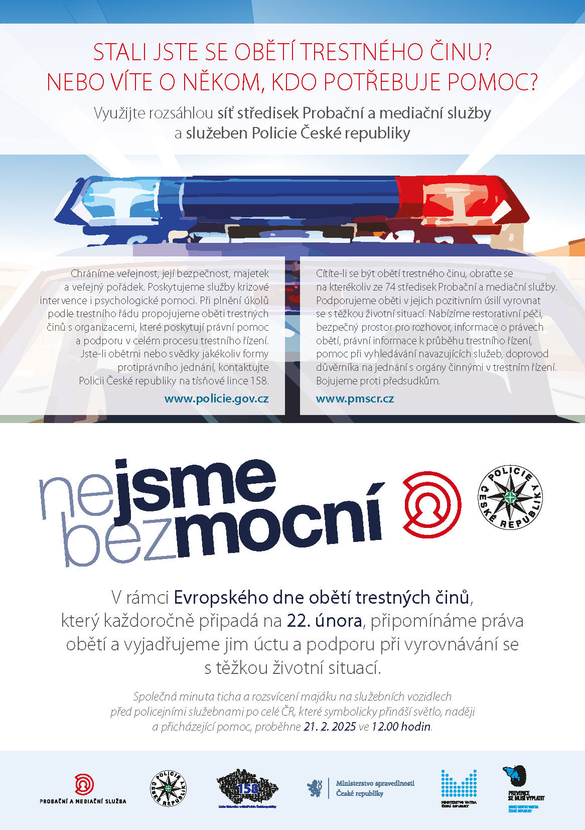 Česká republika má širokou záchrannou síť  pro oběti trestných činů