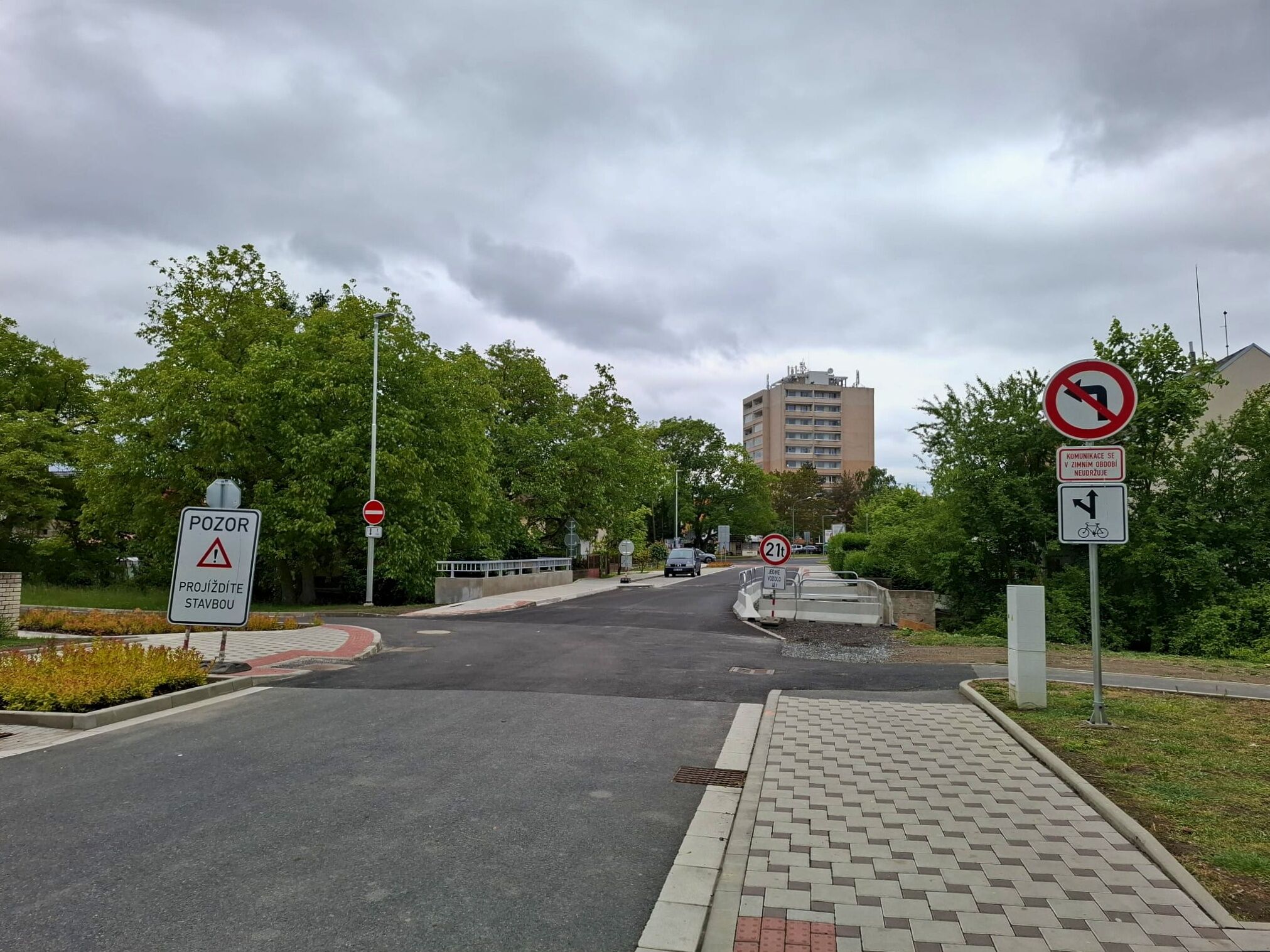 Most v ulici Široká v Jankovicích je znovu otevřen