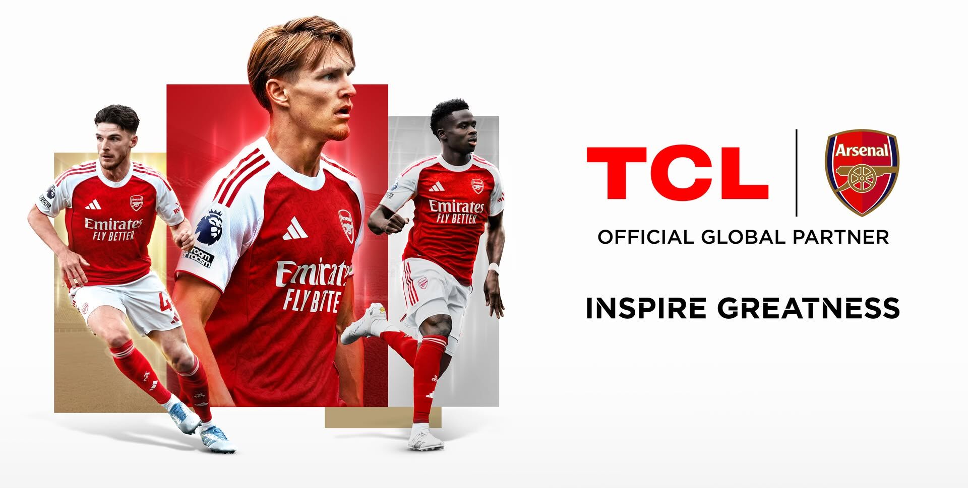 Arsenal a TCL novou víceletou dohodou posouvají partnerství na světovou úroveň