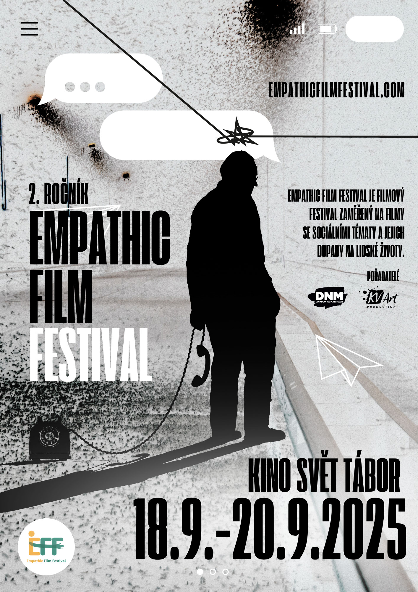 Empathic Film Festival chystá druhý ročník. Na téma závislostí mohou diváci besedovat i s odborníky z Preventu 99