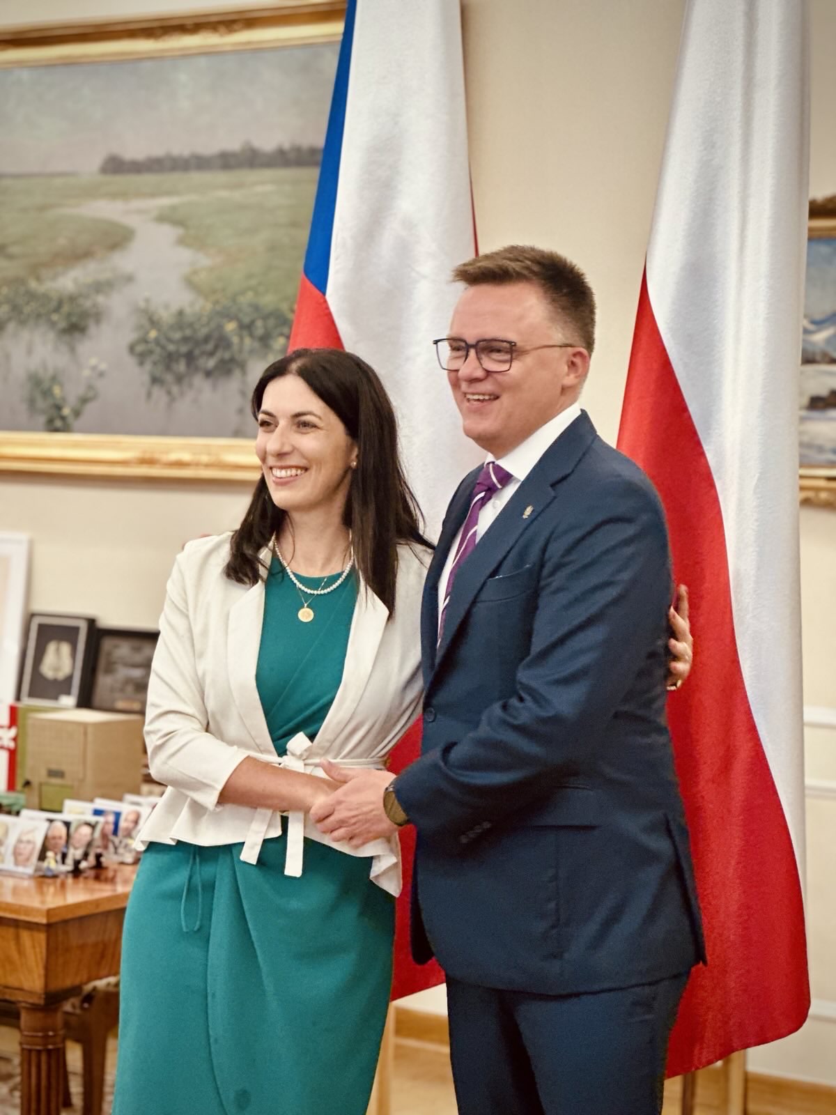 Předsedkyně Sněmovny ve Varšavě jednala o česko-polské meziparlamentní a bezpečnostní spolupráci